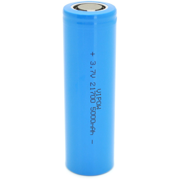 Акумулятор VIPOW Li-ion 21700 5000mAh 3.7V FlatTop (ICR21700-5000MAHFT)