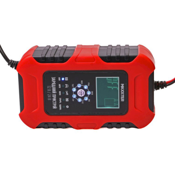 Зарядний пристрій для АКБ MAXXTER MX-CHR-1224V10A LiFePO4/AGM 12V/24V 10A