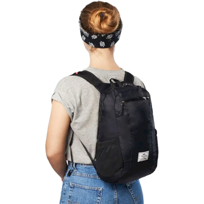 Рюкзак складаний NATUREHIKE Ultralight Silicone Foldable Backpack 18L Black (NH17A012-B)