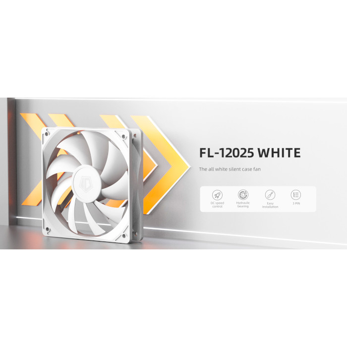 Вентилятор ID-COOLING FL-12025 White