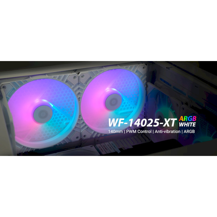 Вентилятор ID-COOLING WF-14025-XT ARGB White