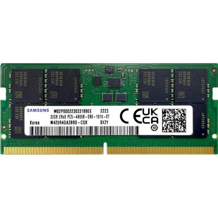 Модуль пам'яті SAMSUNG SO-DIMM DDR5 4800MHz 32GB (M425R4GA3BB0-CQKOD)