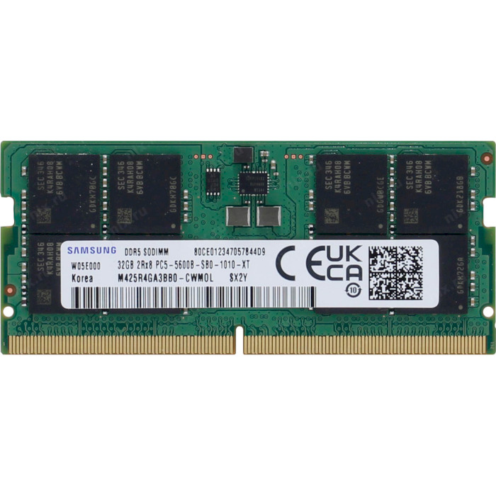 Модуль памяти SAMSUNG SO-DIMM DDR5 5600MHz 32GB (M425R4GA3BB0-CWM)