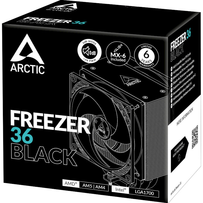 Кулер для процесора ARCTIC Freezer 36 Black (ACFRE00123A)