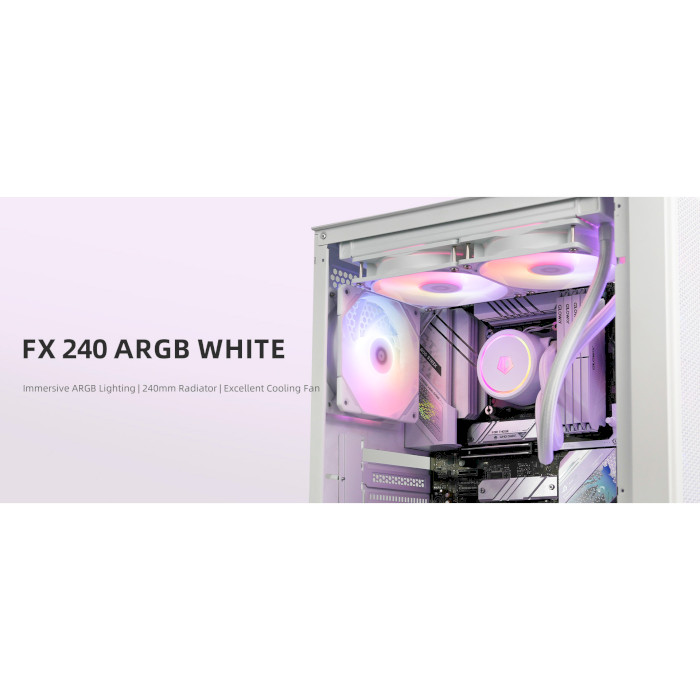 Система водяного охолодження ID-COOLING FrostFlow FX240 ARGB White