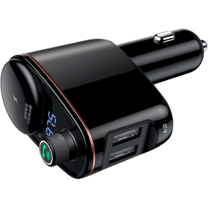 FM-трансмітер BASEUS S-06 Car Bluetooth MP3 Player Black (CCHC000001)