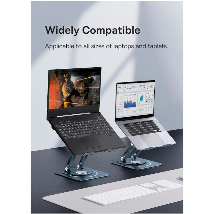 Подставка для ноутбука BASEUS UltraStable Pro Series (Three-Fold Version) Space Gray (B10059900811-01)