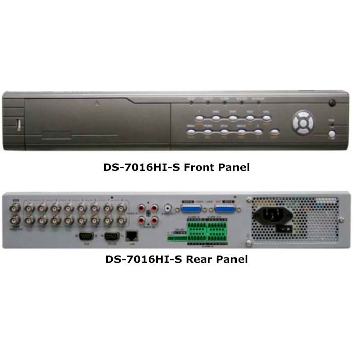 Відеореєстратор цифровий 16-канальний HIKVISION DS-7016HI-S