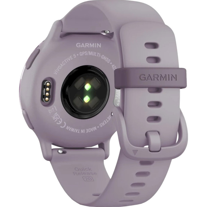 Смарт-часы GARMIN Vivoactive 5 Metallic Orchid Aluminium Bezel with Orchid Case and Silicone Band (010-02862-13)