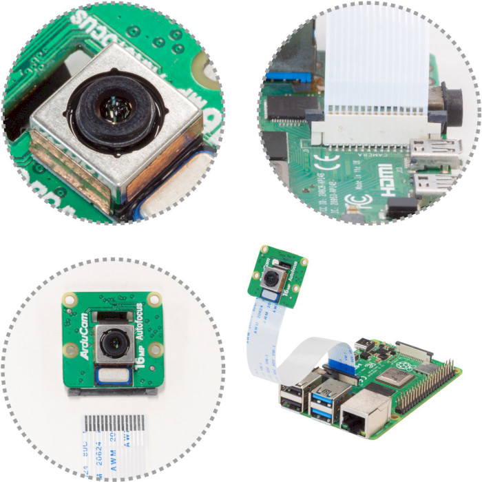 Модуль камери ARDUCAM IMX519 PDAF&CDAF Autofocus для Raspberry Pi (B0371)