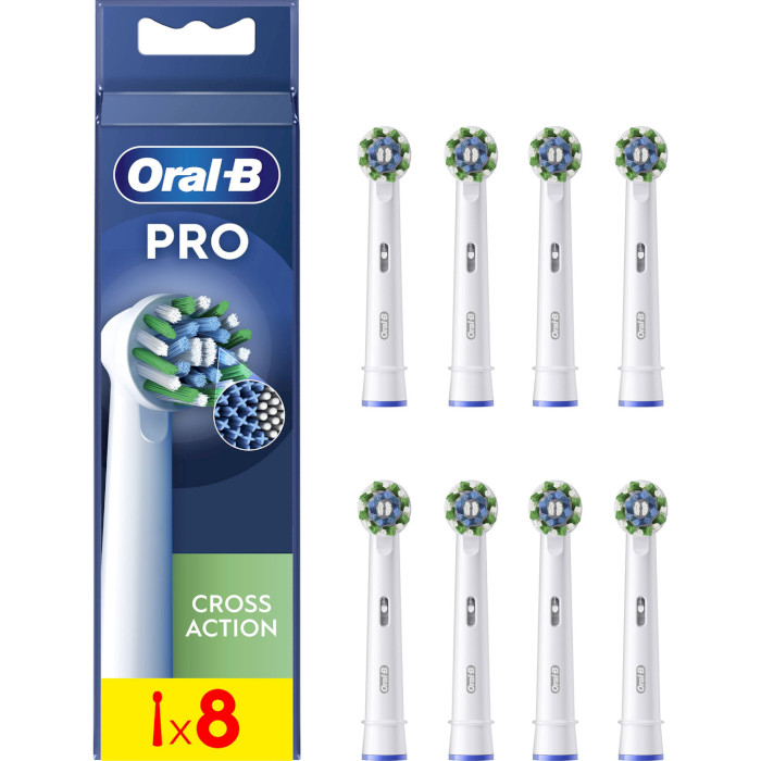 Насадка для зубної щітки BRAUN ORAL-B CrossAction EB50RX 8шт