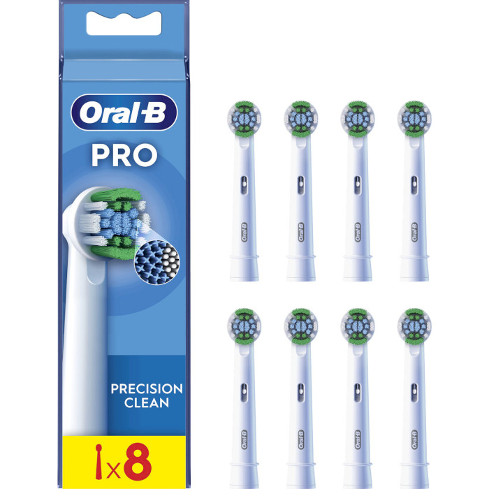 Насадка для зубної щітки BRAUN ORAL-B Precision Clean EB20RX 8шт