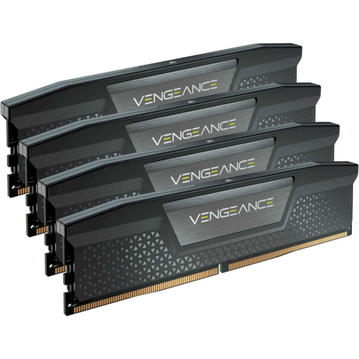 Модуль пам'яті CORSAIR Vengeance Black DDR5 5200MHz 192GB Kit 4x48GB (CMK192GX5M4B5200C38)