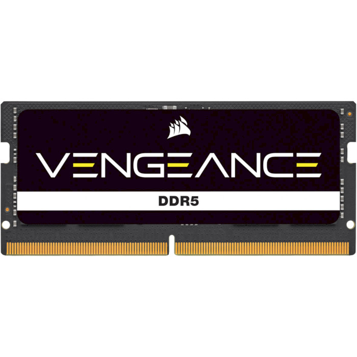 Модуль пам'яті CORSAIR Vengeance SO-DIMM DDR5 4800MHz 16GB Kit 2x8GB (CMSX16GX5M2A4800C40)