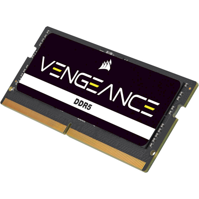 Модуль пам'яті CORSAIR Vengeance SO-DIMM DDR5 4800MHz 16GB Kit 2x8GB (CMSX16GX5M2A4800C40)