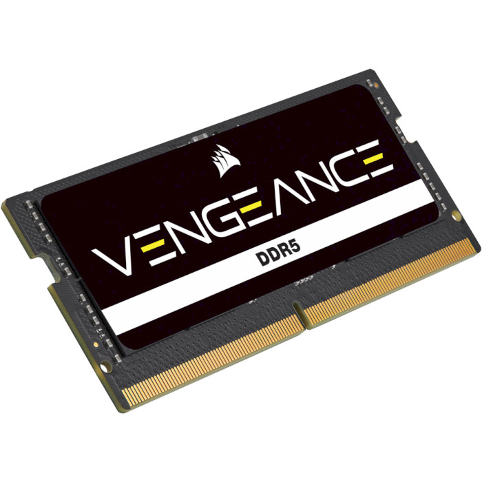 Модуль пам'яті CORSAIR Vengeance SO-DIMM DDR5 4800MHz 32GB Kit 2x16GB (CMSX32GX5M2A4800C40)