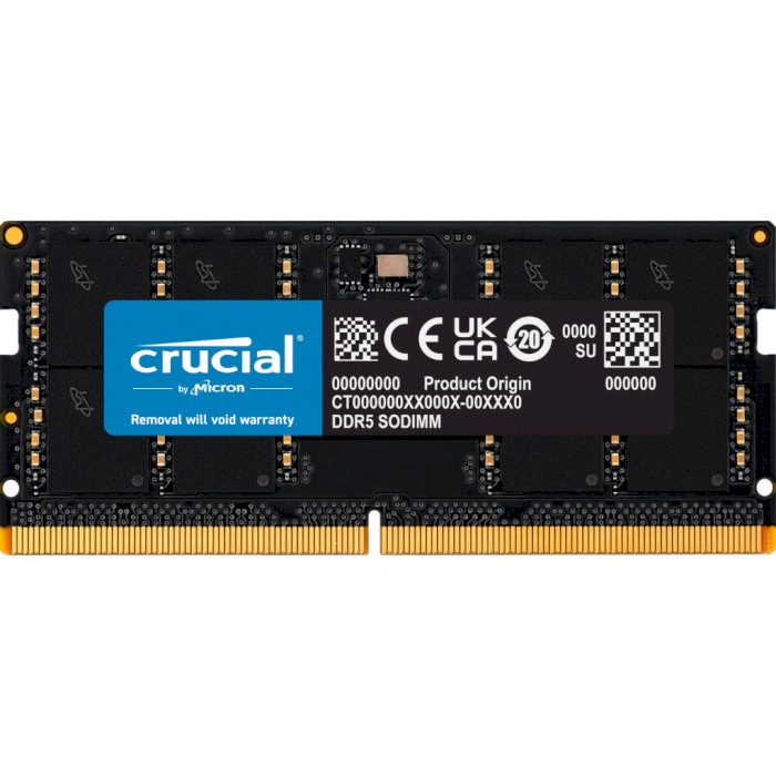 Модуль пам'яті CRUCIAL SO-DIMM DDR5 5600MHz 8GB (CT8G56C46S5)