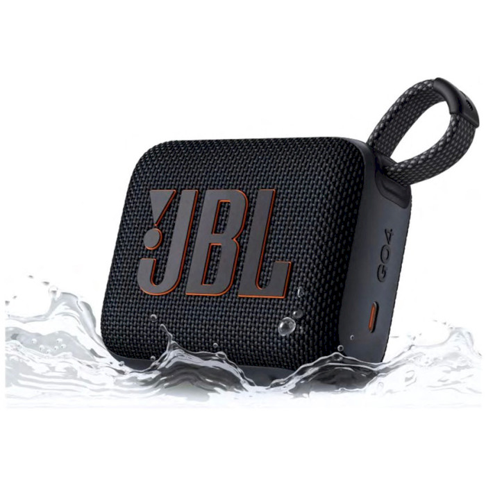 Портативна колонка JBL Go 4 Black (JBLGO4BLK)