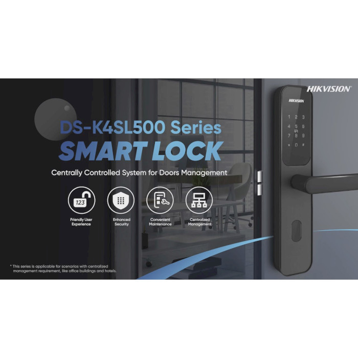 Розумний замок HIKVISION DS-K4SL500MKW Pro Smart Lock