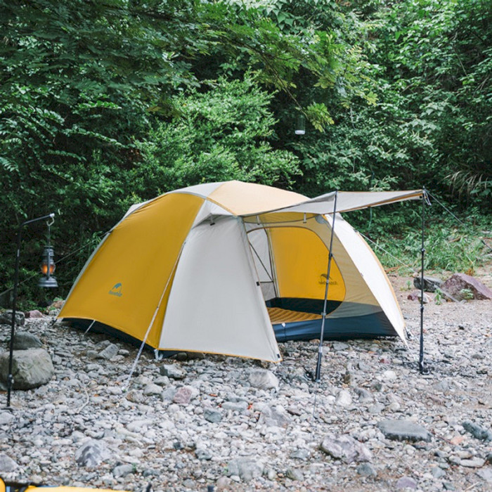 Палатка 3-местная NATUREHIKE Yunchuan 3 Yellow (CNK2300ZP024-Y3)