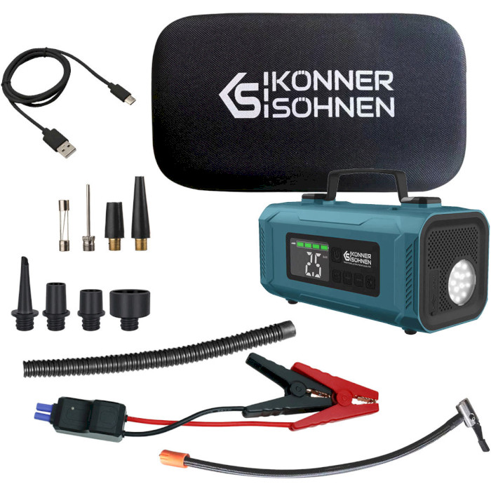 Пускозарядний пристрій KONNER&SOHNEN KS JSP-2000 14800mAh