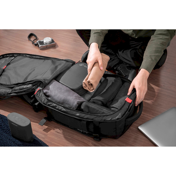 Сумка-рюкзак TOMTOC Navigator-T66 Travel Laptop Backpack Black (T66M1D1)