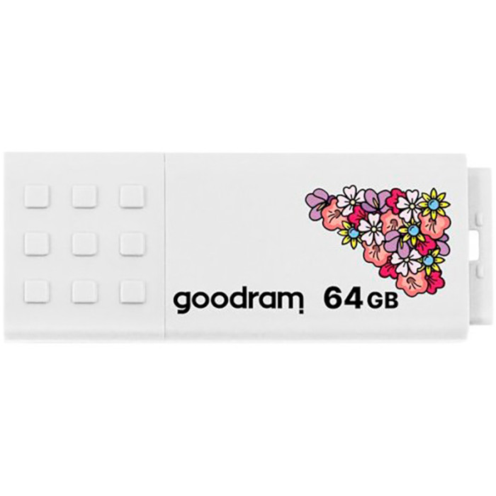 Флешка GOODRAM UME2 64GB USB2.0 Spring White (UME2-0640W0R11-SP)