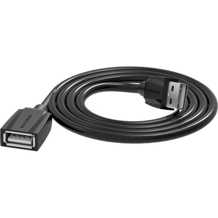Кабель-подовжувач VENTION USB 2.0 AM/AF 1.5м Black (VAS-A44-B150)