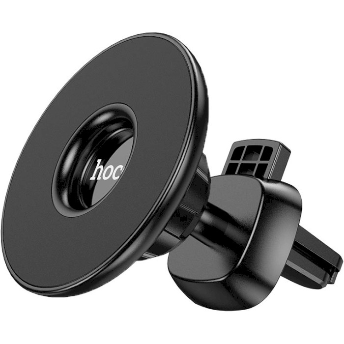 Автотримач для смартфона HOCO CA112 Excelle Air Outlet Ring Magnetic Car Holder Black