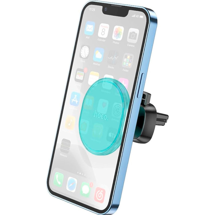 Автодержатель для смартфона HOCO H1 Crystal Strong Magnetic Air Outlet Car Holder Ice Mist