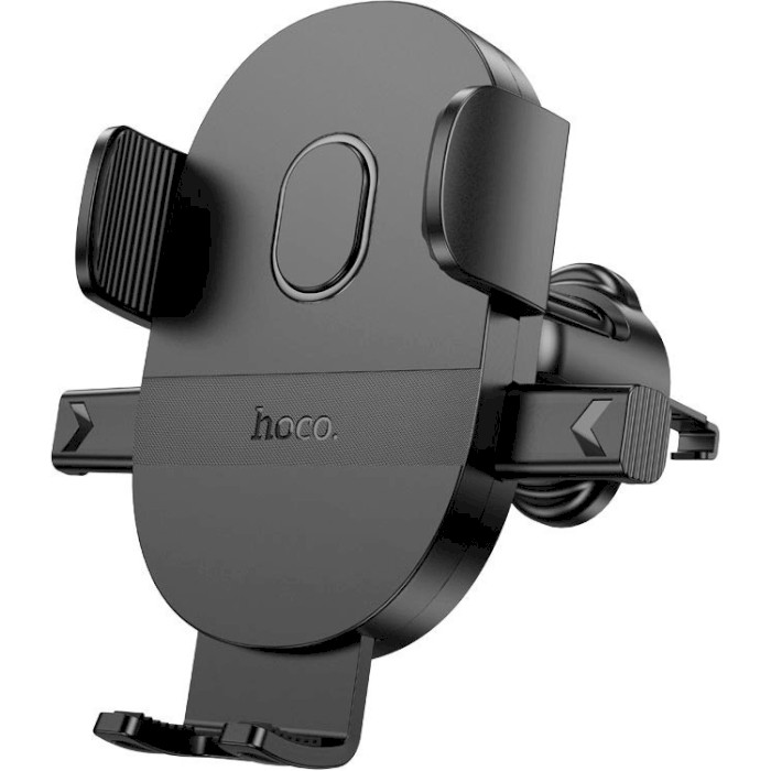 Автодержатель для смартфона HOCO H18 Mighty One-Button Air Outlet Car Holder Black