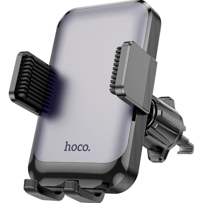 Автодержатель для смартфона HOCO H26 Rock Push-Type Air Outlet Car Holder Black/Gray