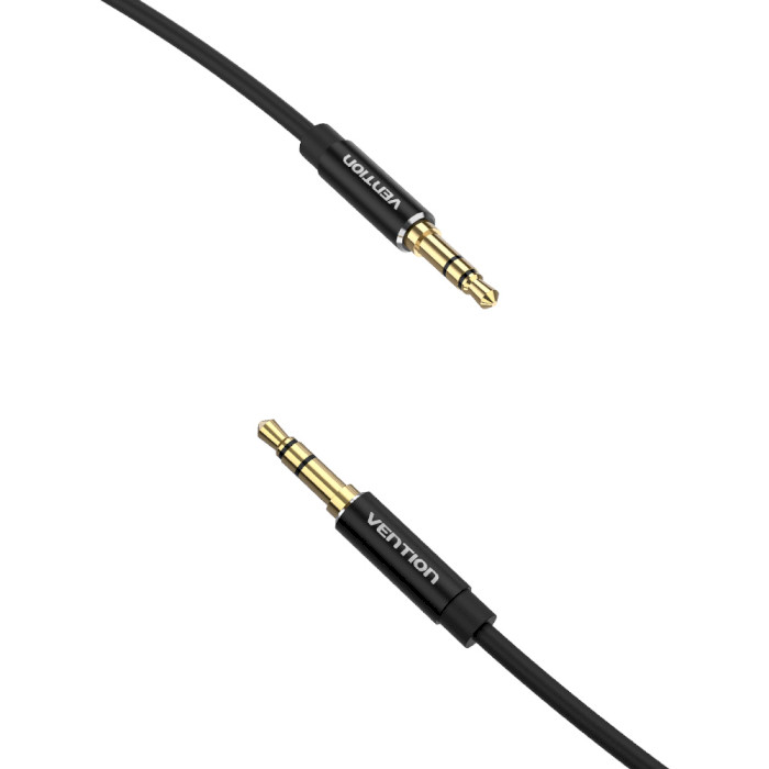 Кабель VENTION 3.5mm Male to Male Audio Cable mini-jack 3.5mm 2м Black (BAXBH)