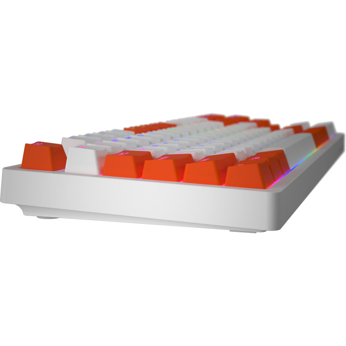 Клавіатура HATOR Rockfall 2 Mecha Signature Edition White/White/Orange (HTK-521-WWO)