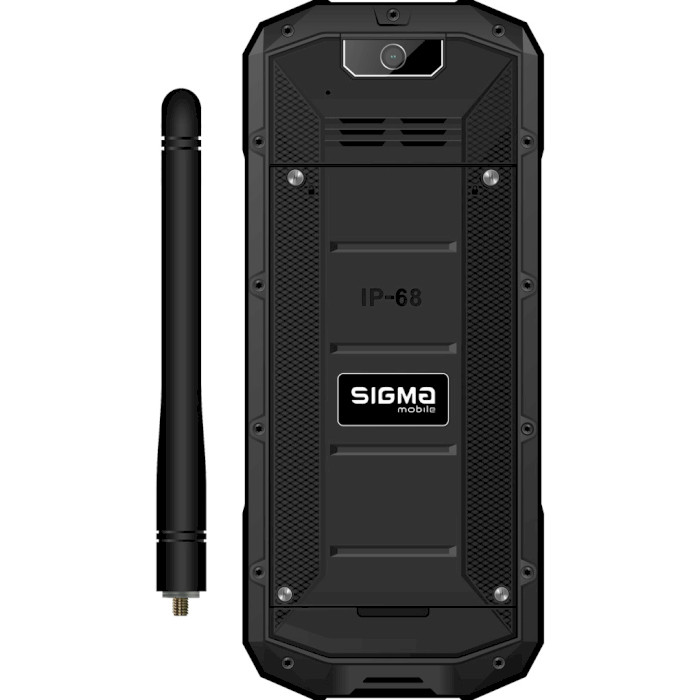 Мобільний телефон-рація SIGMA MOBILE X-treme PA68 Wave Black (4827798466612)