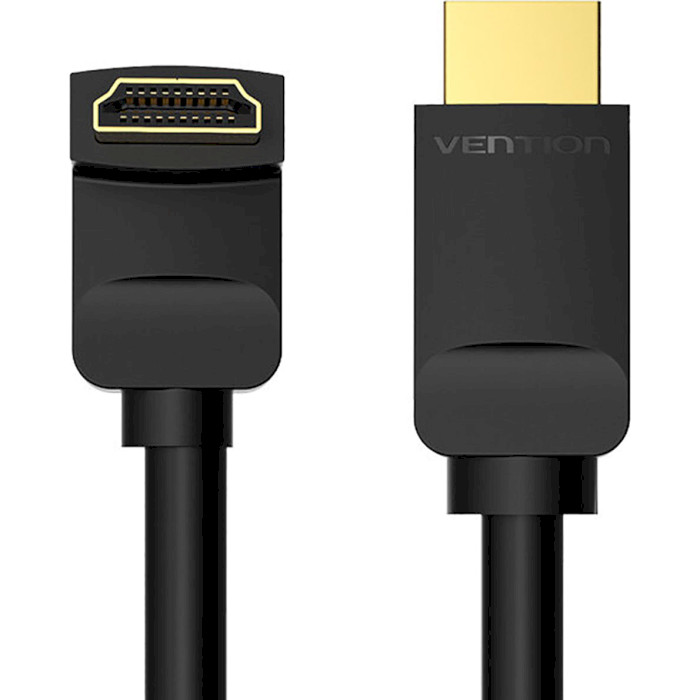 Кабель VENTION HDMI Right Angle Cable 270 Degree HDMI v2.0 3м Black (AAQBI)
