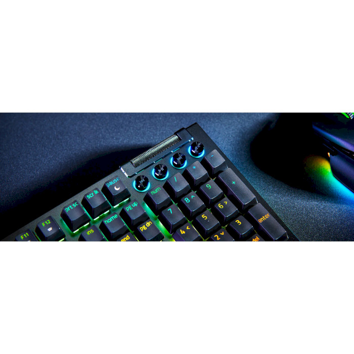 Клавіатура RAZER BlackWidow V4 Green Switch Black (RZ03-04690100-R3M1)