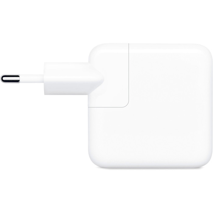 Зарядний пристрій APPLE A2676 35W Dual USB-C Port Power Adapter White (MW2K3ZM/A)