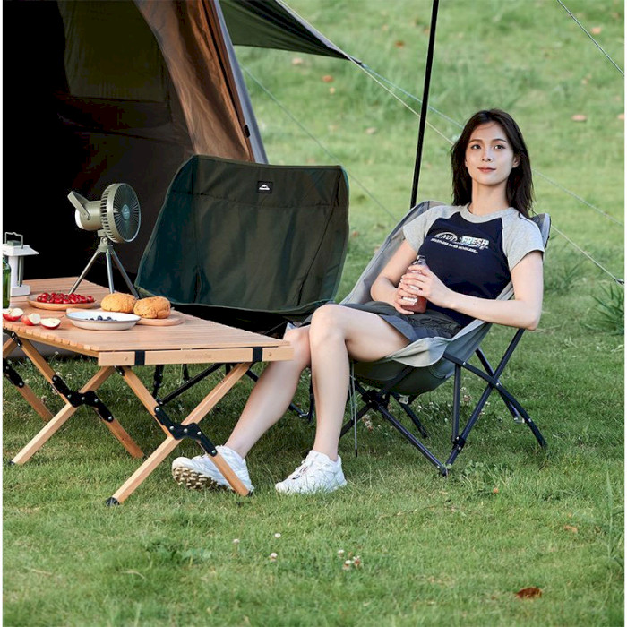 Стул кемпинговый NATUREHIKE Outdoor Folding Chair Gray (CNK23JU0001-GY)