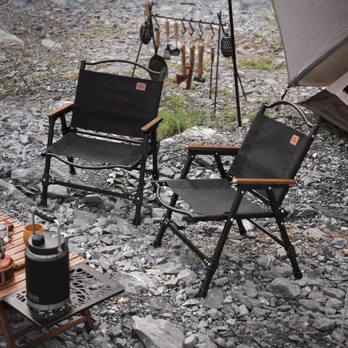Стул кемпинговый NATUREHIKE Outdoor Folding Chair Small Black (NH21JJ002-S-BK)