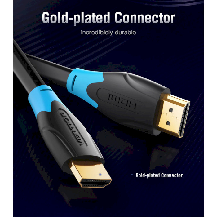 Кабель VENTION Male to Male HDMI v2.0 3м Black (AACBI)