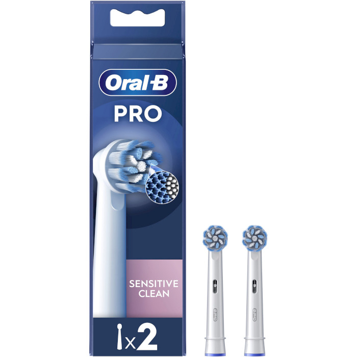 Насадка для зубної щітки BRAUN ORAL-B Pro Sensitive Clean EB60X 2шт (8006540847923)