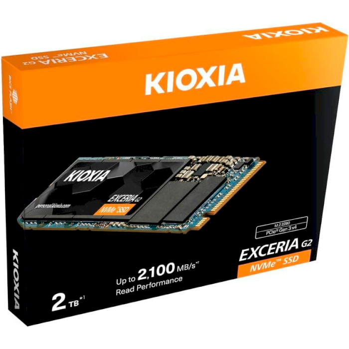 SSD диск KIOXIA (Toshiba) Exceria G2 2TB M.2 NVMe (LRC20Z002TG8)