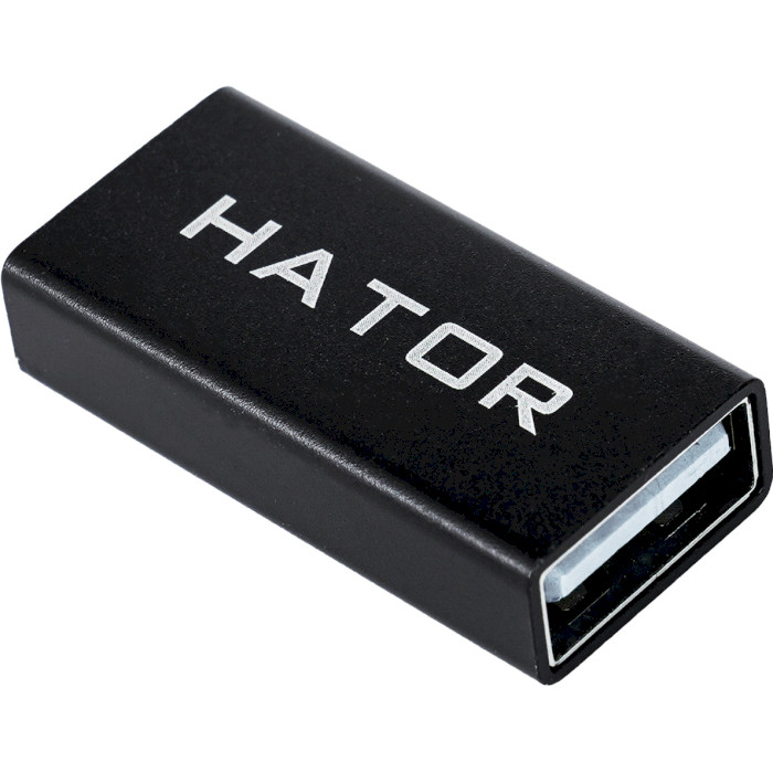 Адаптер HATOR USB 3.0 Female to Type-C Female Black