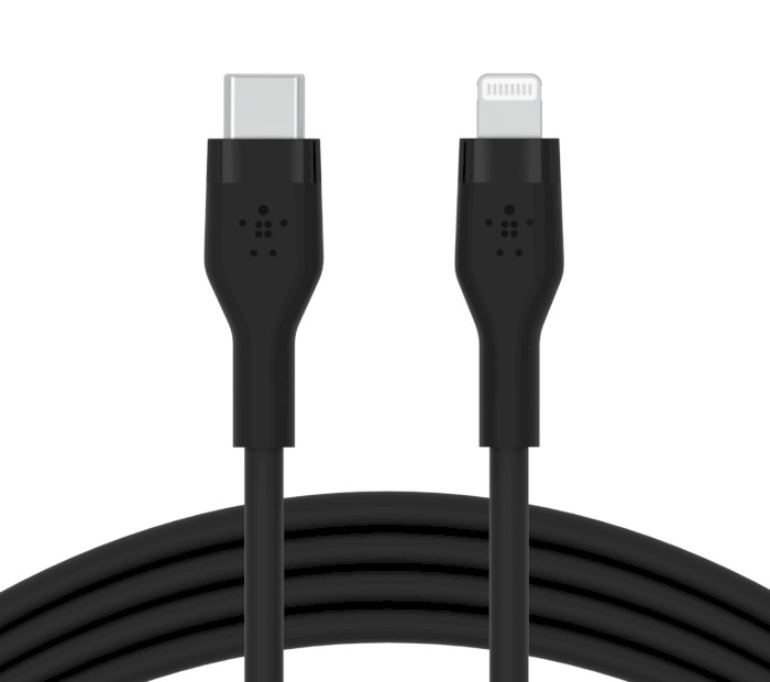 Кабель BELKIN Boost Up Charge Flex USB-C to Lightning 1м Black (CAA009BT1MBK)