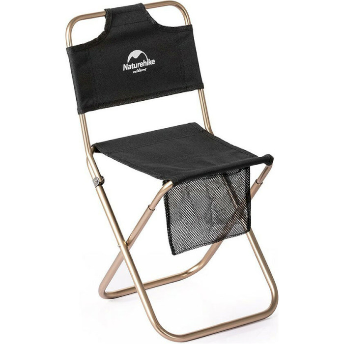 Стул складной NATUREHIKE MZ01 NH18M001-Z Outdoor Folding Chair Black (6927595733806)