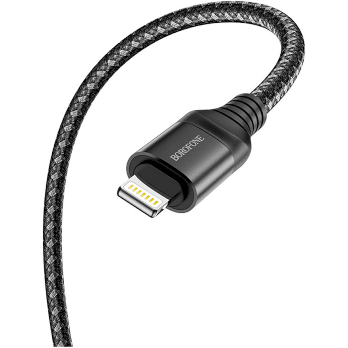 Кабель BOROFONE BX56 Delightful USB-A to Lightning 1м Black