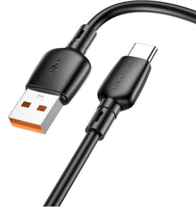 Кабель BOROFONE BX93 Super Power USB-A to USB-C 100W 1м Black