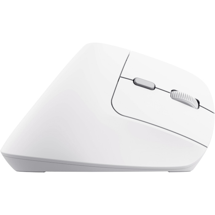 Вертикальна миша TRUST Bayo 2 Ergonomic Wireless White (25398)