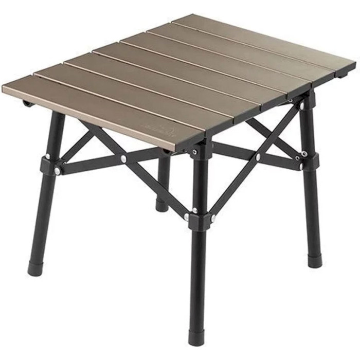 Кемпінговий стіл NATUREHIKE Outdoor Aluminum Alloy Small Square Table 40.5x29см Brown (CNH22JU050-BR)